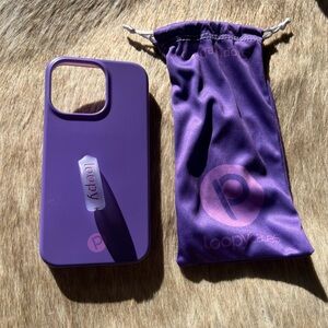iPhone 13 Pro lavender loopy phone case